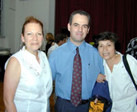 Shirley and Sonia with Prieto from the Interests Section. (75kb)